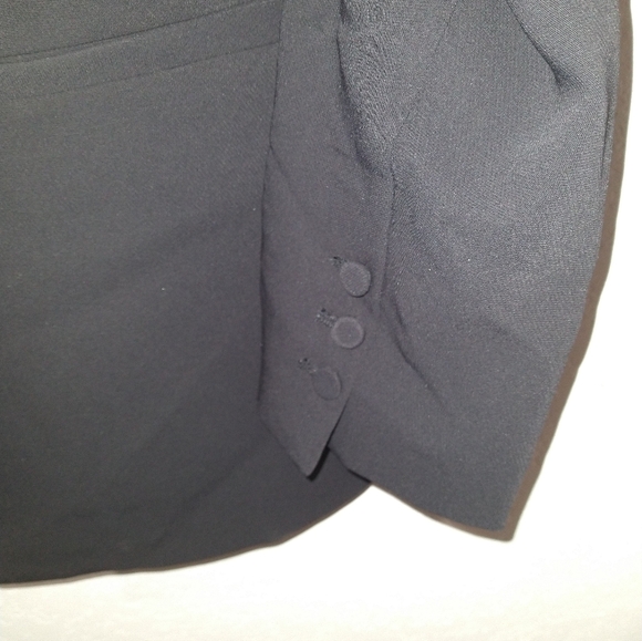 NWT GOOD AMERICAN One Button Black Blazer - Picture 7 of 9